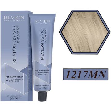 Permanente Kleur Revlon Revlonissimo Colorsmetique Intense Blonde Nº 1217MN Grijs Brons 60 ml