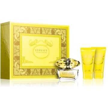 Versace Yellow Diamond EDT 50 ml Geschenkset (3-delig)