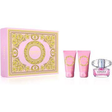 Versace - Bright Crystal Eau de toilette 50Ml + Body Lotion 50Ml + Shower Gel 50Ml Giftset