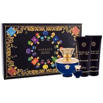 Dylan Blue Pour Femme Gift Set Eau De Parfum (edp) 100 Ml, Body Lotion 100 Ml, Shower Gel 100 Ml And Miniature Eau De Parfum (edp) 5 Ml 100ml