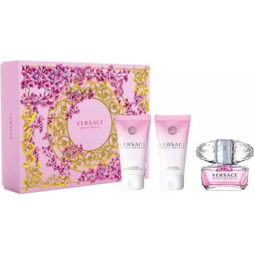 Versace -Bright Crystal Eau de toilette 50 ml + Shower gel 50 ml + Body lotion 50 ml