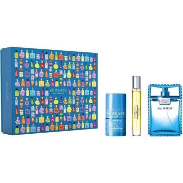 versace man eau fraiche 100ml Eau de Toilet + deostick + 10ml Eau de Toilet set