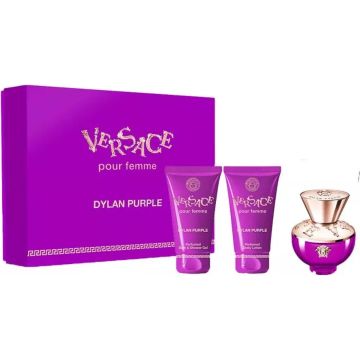 VERSACEDylan Purple Eau de Parfum 50 ml + Body Lotion 50 ml + Bath &amp; Showergel 50 ml