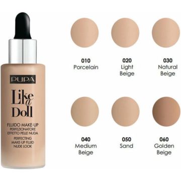 Pupa Like A Doll Make-Up Fluid 020 Light Beige