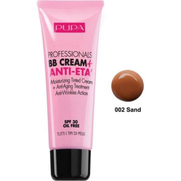 PUPA Milano Pupa Professionals BB Creme Anti-Eta SPF30 002 Sand - Anti-aging, multifunctioneel en vocht inbrengend