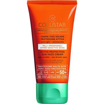 Collistar Active Protection Sun Face Cream - SPF 50 - Zonnecreme - 50 ml