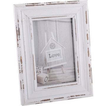 ZEP - Houten fotolijst Rivoli wit voor foto 10x15cm - SY946W