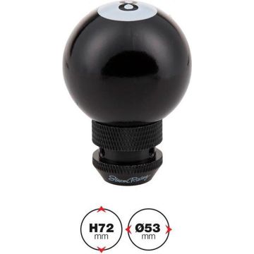 Simoni Racing Pookknop 8-Ball - Zwart