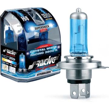 Simoni Racing Halogeen Lampen 'Crystal White Racing' H7 (3800K) 12V/55W, set à 2 stuks ECE-R37