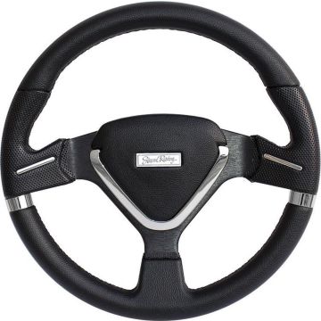 Simoni Racing Sportstuur Montecarlo 350mm - Zwart Leder