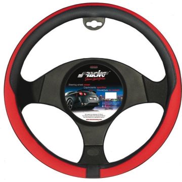 Simoni Racing Stuurwielhoes Tidy - 37-39cm - Zwart/Rood