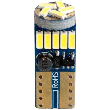 Simoni Racing T10 15-LED Lampen 'Canbus No-Polarity' - High Brightness Superwhite - Set à 2 stuks