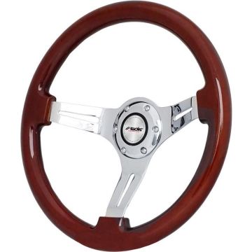 Simoni Racing Sportstuur Didier 350mm - Echt Hout - Deep Dish 6cm