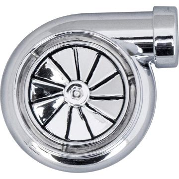 Simoni Racing Luchtverfrisser Metal Turbo - Chroom - Fresh Scent