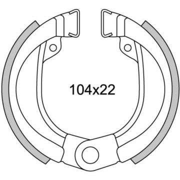 Remsegmentset Newfren GF0245 Peugeot Fox