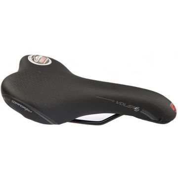 Zadel Selle Bassano Volare hybride/sport - zwart