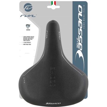 Fietszadel Selle Bassano Rivale 3zone City - zwart