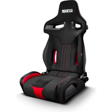 Sparco Sportstoel R333 Zwart/Rood (Verstelbaar)