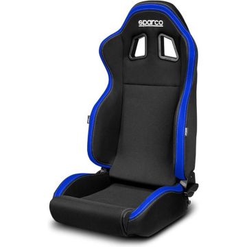 Auto Sportstoel Sparco R100 Zwart/Blauw (verstelbaar)