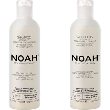 NOAH No Yellow Shampoo + Masker set (Vegan) 250 ml