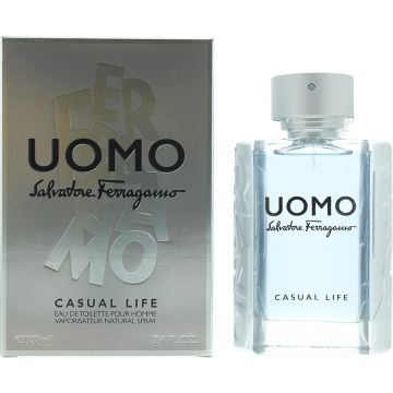 Salvatore Ferragamo Uomo Casual Life - 100 ml - eau de toilette spray - herenparfum