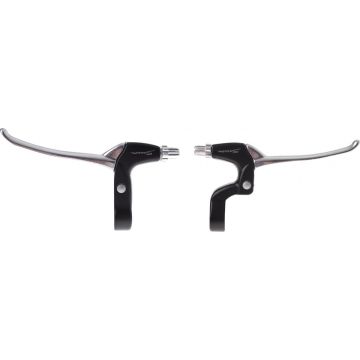 Saccon Remgrepenset Shimano Nexus 4-vinger Zilver/zwart 2-delig