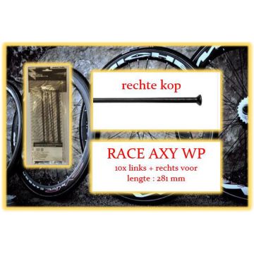 Miche spaak+nip. 10x LV+RV RACE AXY WP