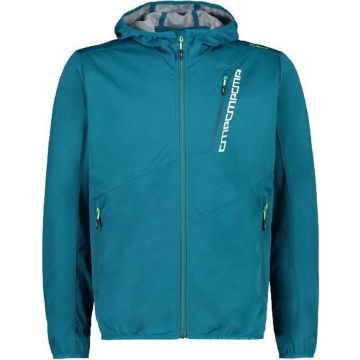 Cmp Outdoorjas Softshell Heren Polyester Turquoise Maat Xxl