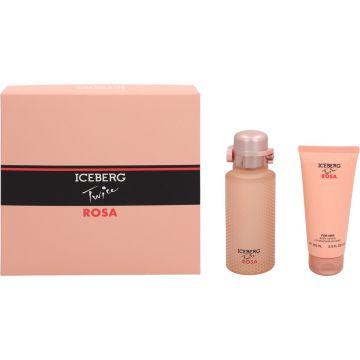 Twice Rosa Gift Set Eau De Toilette (edt) 125 Ml And Body Lotion 100 Ml 125ml