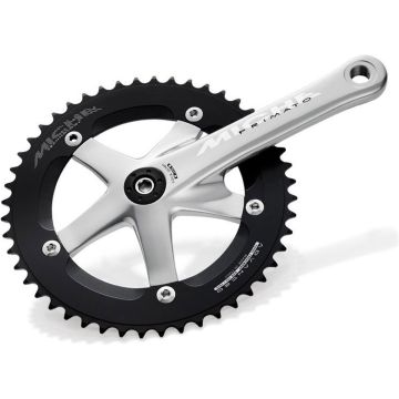 Miche Crankstel Pista Advanced 170mm 49tds. 1/8 zilver