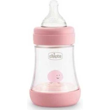 Chicco Bottle Perfect5 0M+150ml Pink Silicone