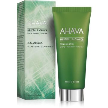 AHAVA Mineraal reinigingsgel - Verwijderd onzuiverheden en vuile stoffen - Hydrateert de huid - Bevordert de uitstraling van de huid - VEGAN - Alcohol- en parabenenvrij - 100ml