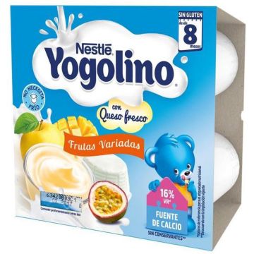 Nestle Nestle Iogolino Strawberry 8 Months 4x 100g