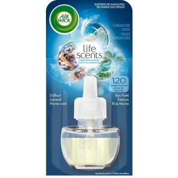 Air Wick Elektrische Geurverspreider Luchtverfrisser - Life Scents Turquoise Oase - Navulling 19ml