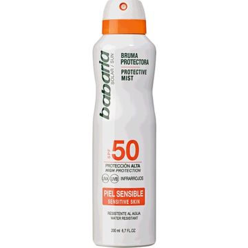 Zonnebrand Spray Babaria Spf 50 (200 ml) Gevoelige huid 50 (200 ml)