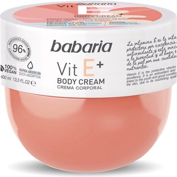 Babaria Vitamin E+ Body Cream 100% Vegan 400 Ml