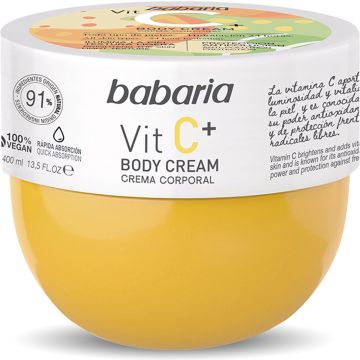 Babaria Vitamin C+ Body Cream 100% Vegan 400 Ml