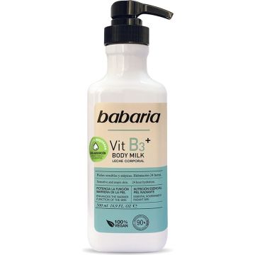 Babaria Vitamin B3+ Body Milk 100% Vegan 500 Ml