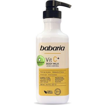 Babaria Vitamin C+ Body Milk 100% Vegan 500 Ml