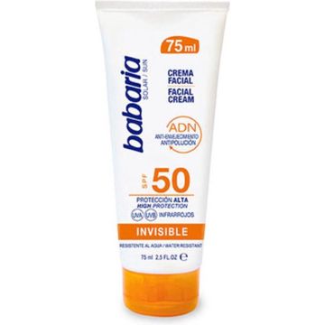 Gezichtszonnecrème SOLAR ADN INVISIBLE Babaria Solar Adn Invisible Spf 50 (75 ml) 75 ml Spf 50