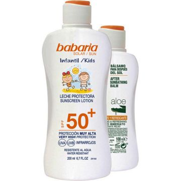 Babaria Solar Infantil Spf50+ Milk Lot 2 Pcs