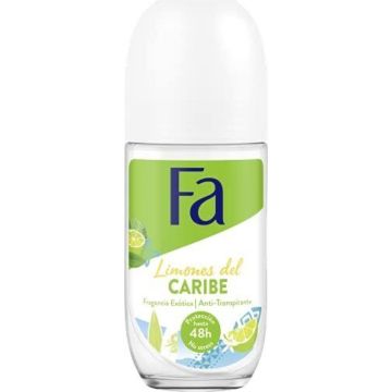 2 - stuk | Fa Deo Roll-on Women - Caribbean Lemon - 50 ml