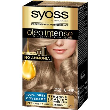 Syoss Oleo Intense Met Dubbelwerkende Olietechnologie - 8-05 Rubio Beige