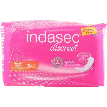 Incontinentie Maandverband Discreet Maxi Indasec