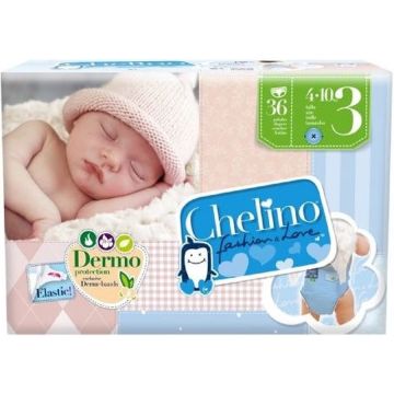 Wegwerpluiers Chelino Fashion &amp; Love Junior (36 uds) (Gerececonditioneerd A+)