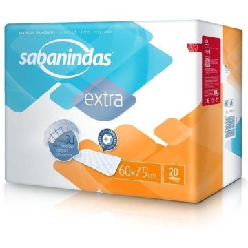 Indas Sabanindas Protector Absorbente Grande 60x75 20 Uds