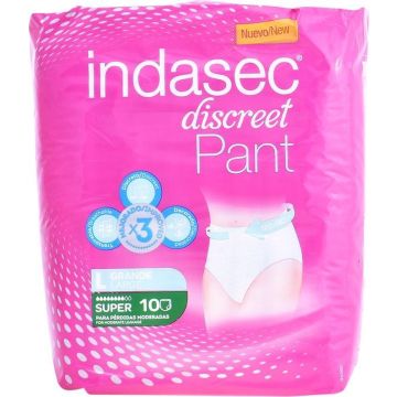 Incontinentie Luiers Pant Super Talla Grande Indasec (10 uds)