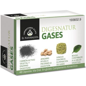 El Naturalista Digesnatur Gases 48 Capsules, Each Packed 1 X 200 G