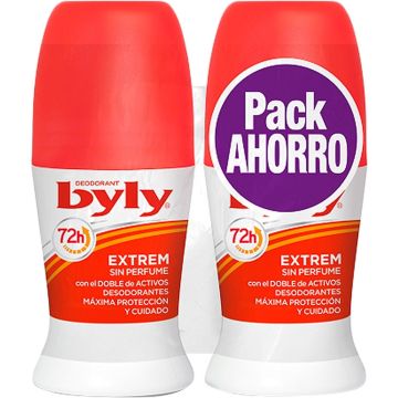 Byly Extrem Roll On Deodorant 2x50ml