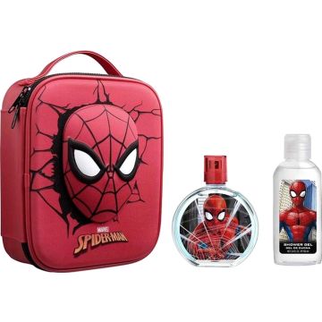 Spider-Man Geschenkset - Eau de Toilette 100 ml &amp; Douchegel 60 ml - Met Toilettas